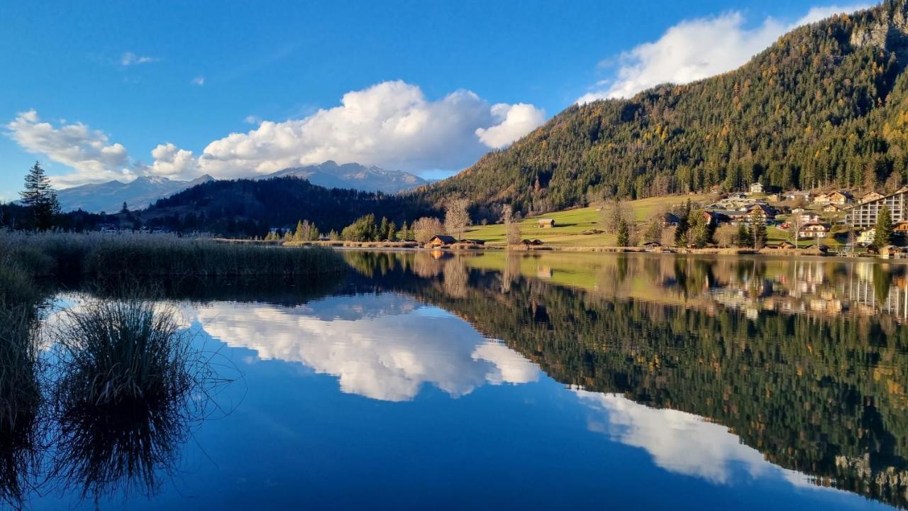 Kraners Alpenhof Bio Bed And Breakfast Pension Weissensee Dış mekan fotoğraf