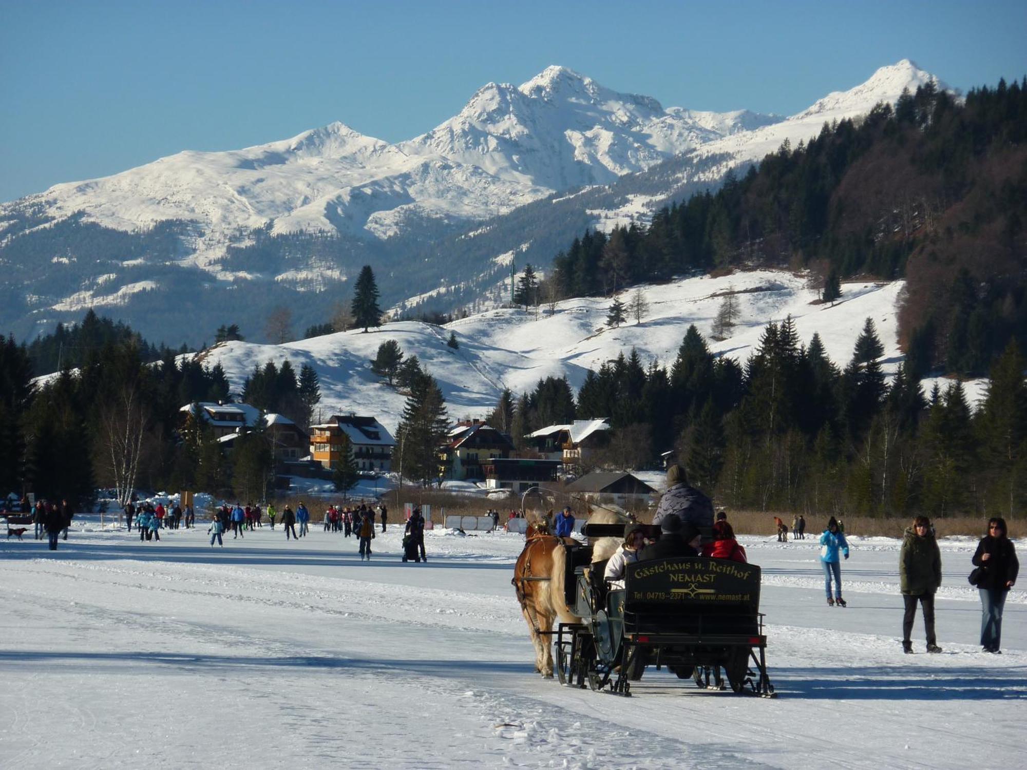 Kraners Alpenhof Bio Bed And Breakfast Pension Weissensee Dış mekan fotoğraf